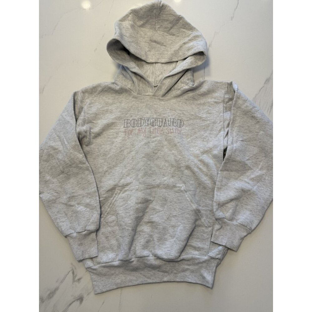 Grey Sweatshirt Bodyguard For My Little Sister